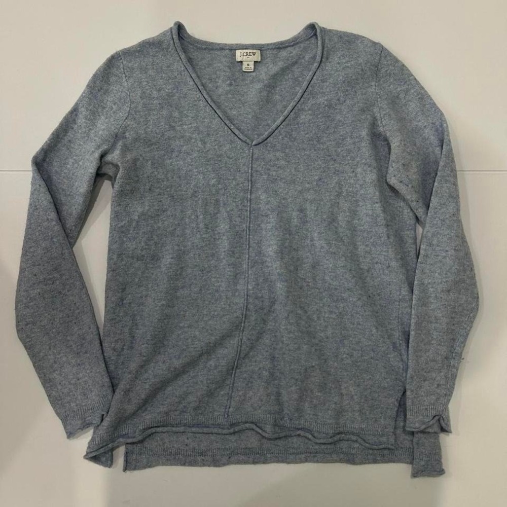 J.Crew Blue Wool Blend Long Sleeve